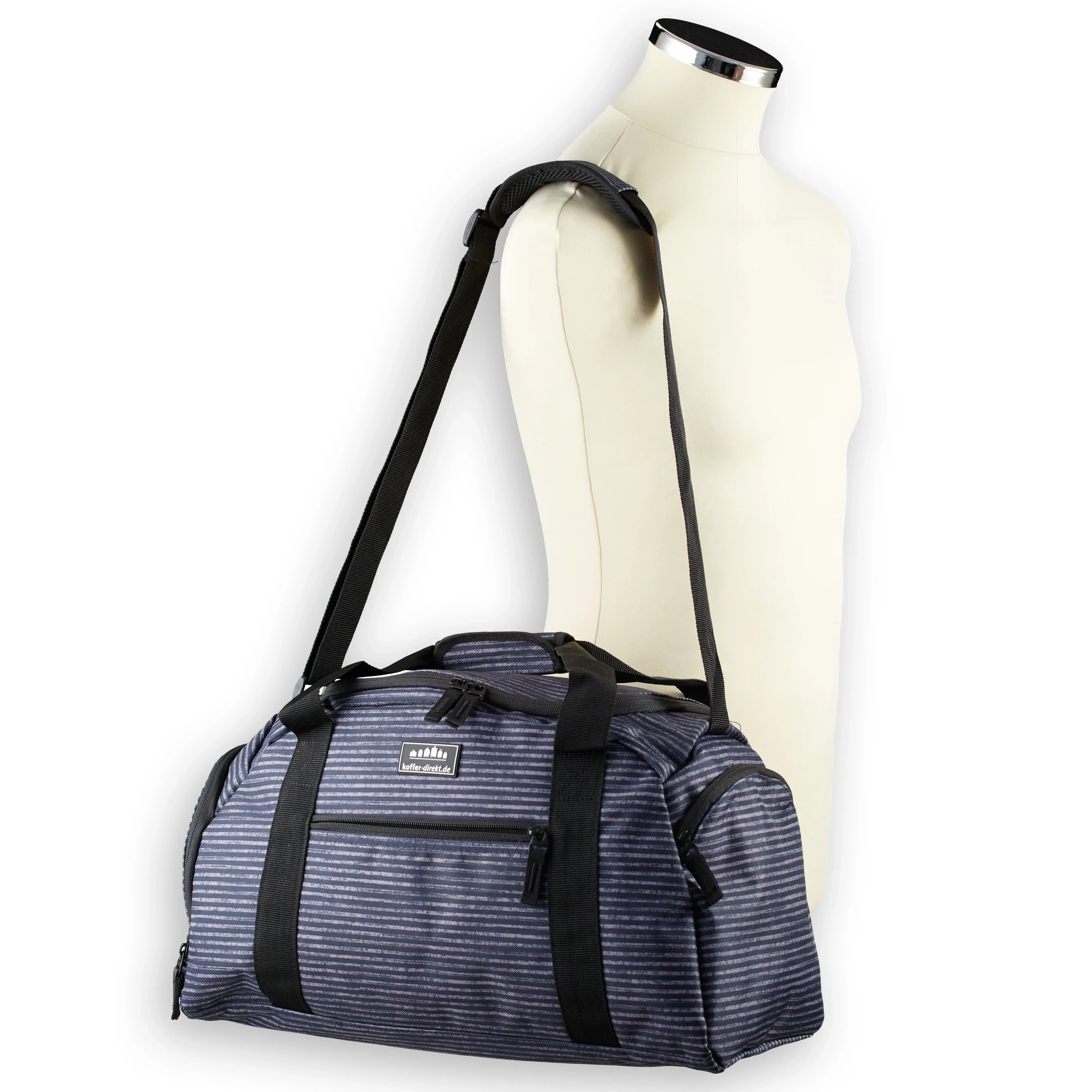 koffer-direkt.de Two Travel II Reisetasche 46 cm - grey bee