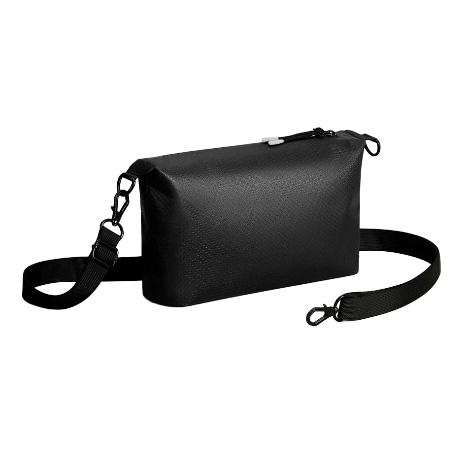 Gaston Luga Lightweight DuoSeal Crossbody - Latte