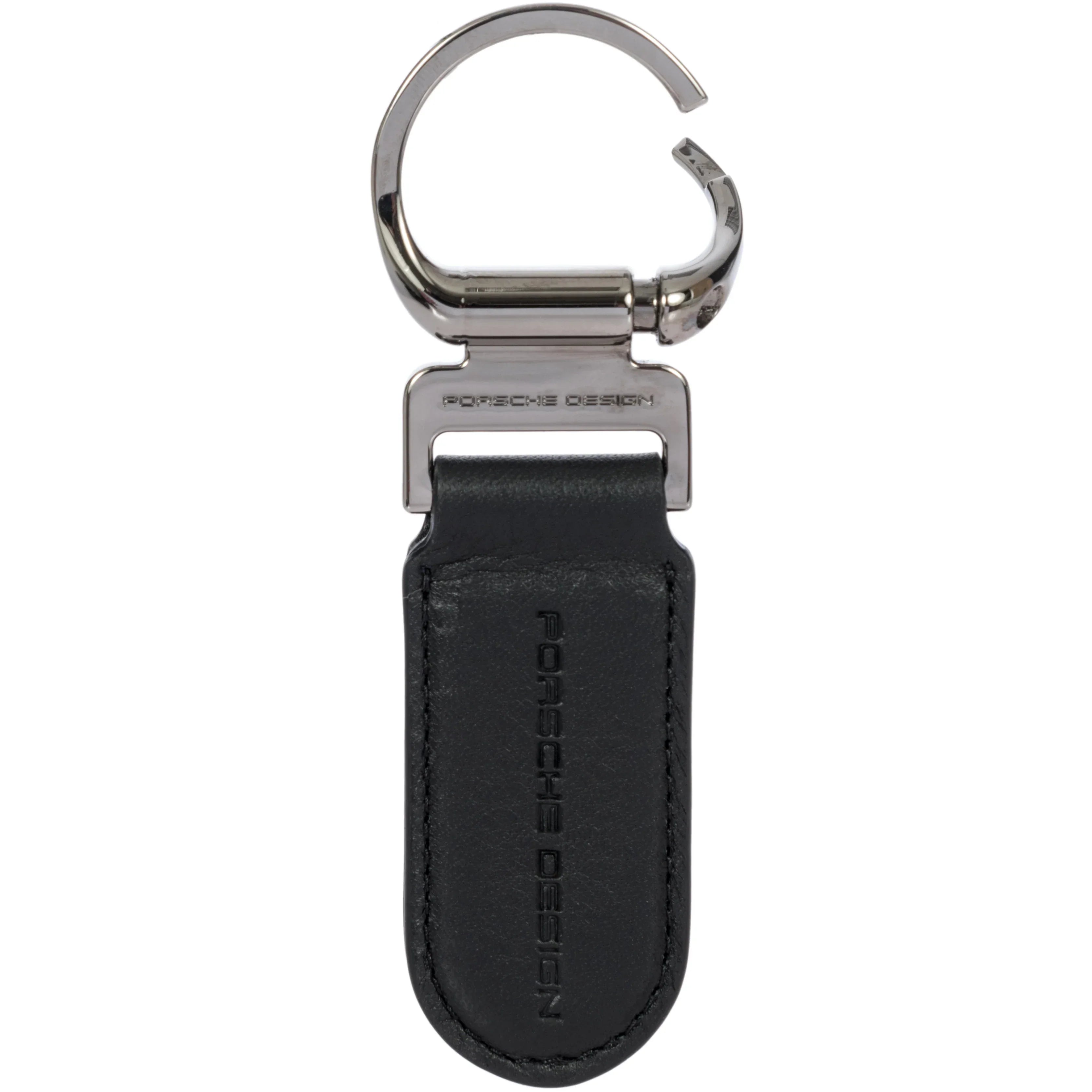 Porsche Design Keyrings Schlüsselanhänger Oval 10 cm - Black