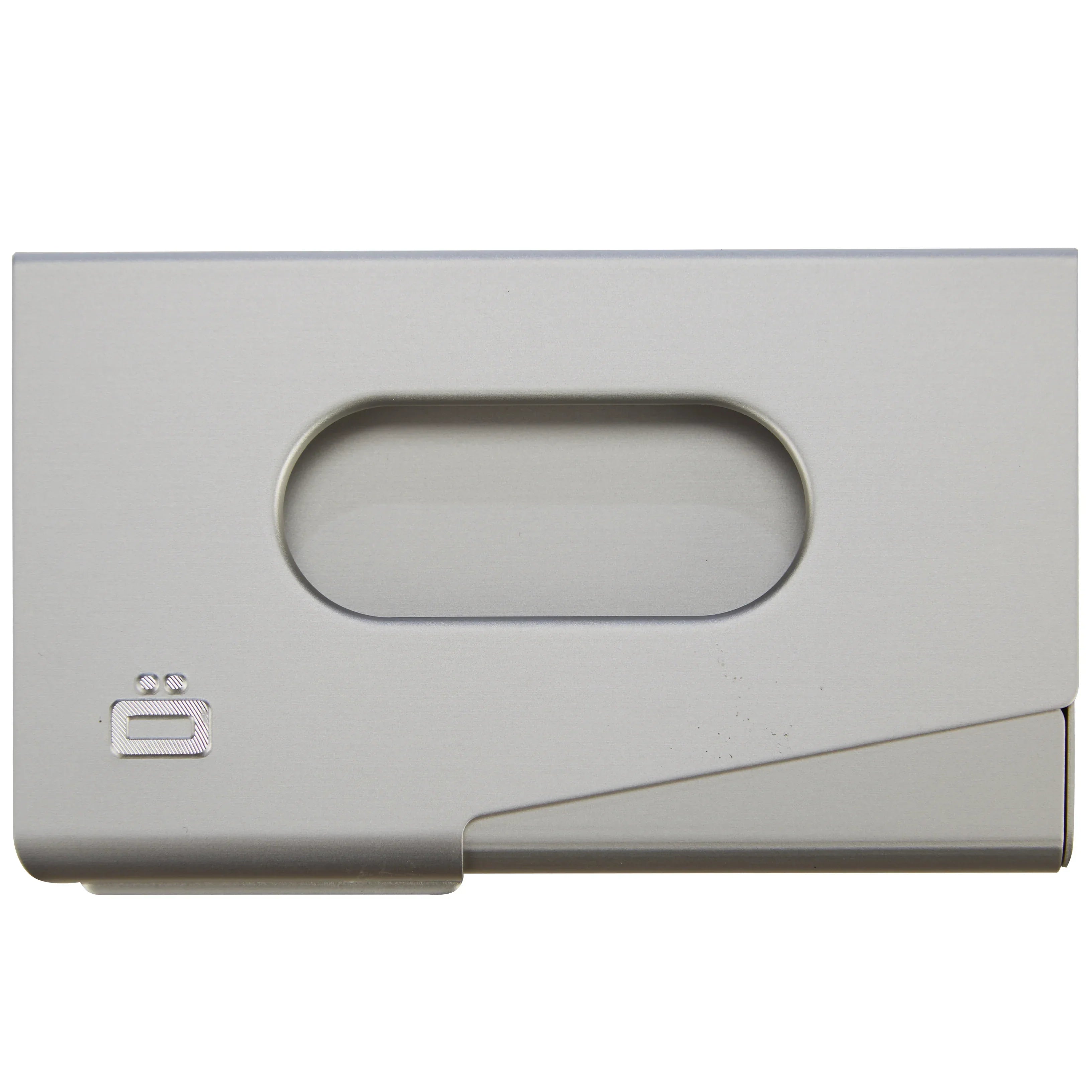 Ögon Designs Wallets Innovations One Touch Visitenkartenetui 10 cm - silber