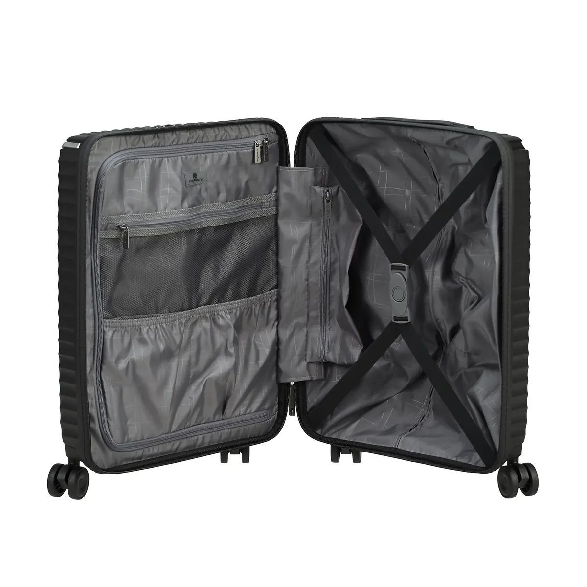 Franky Flight Lite II 4-Rollen Trolley Set M/S - Black