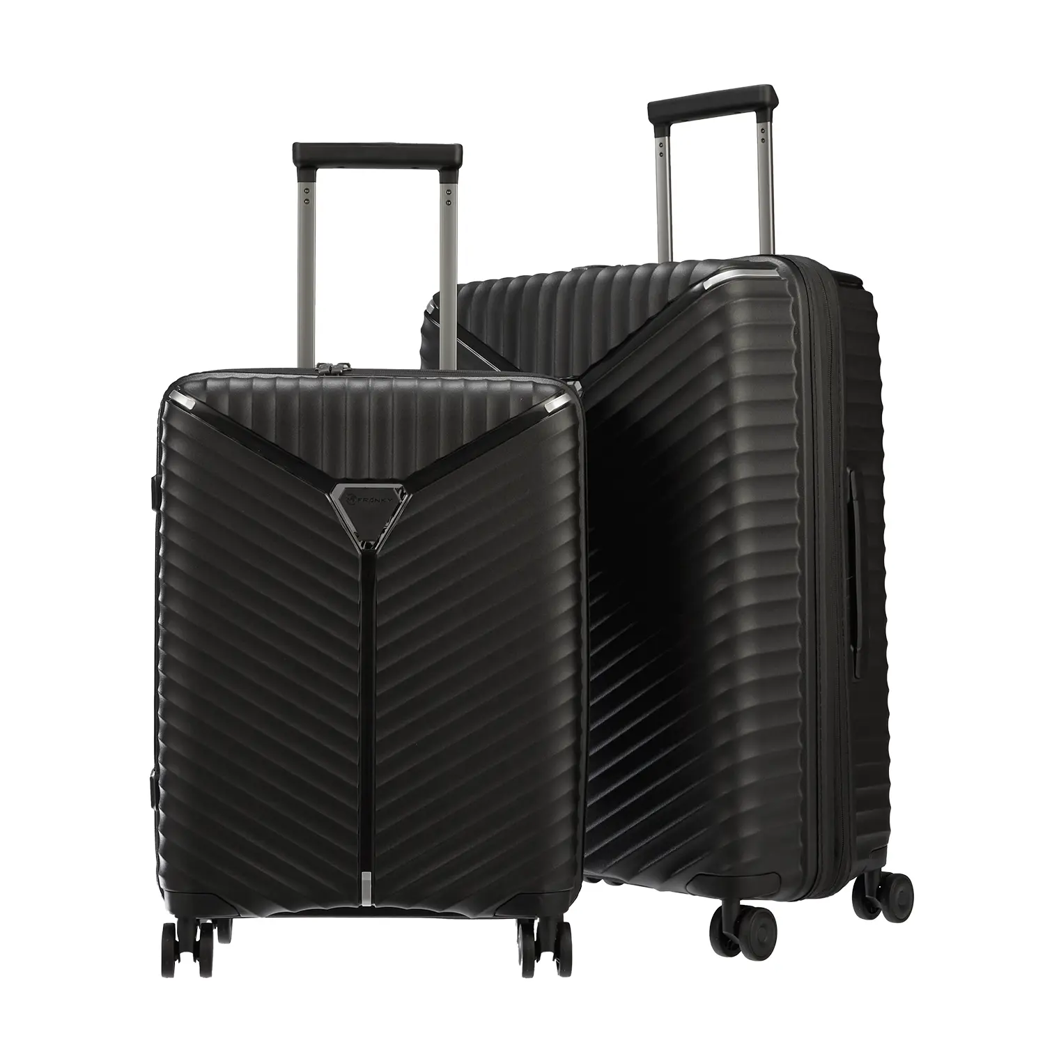 Franky Flight Lite II 4-Rollen Trolley Set M/S - Black