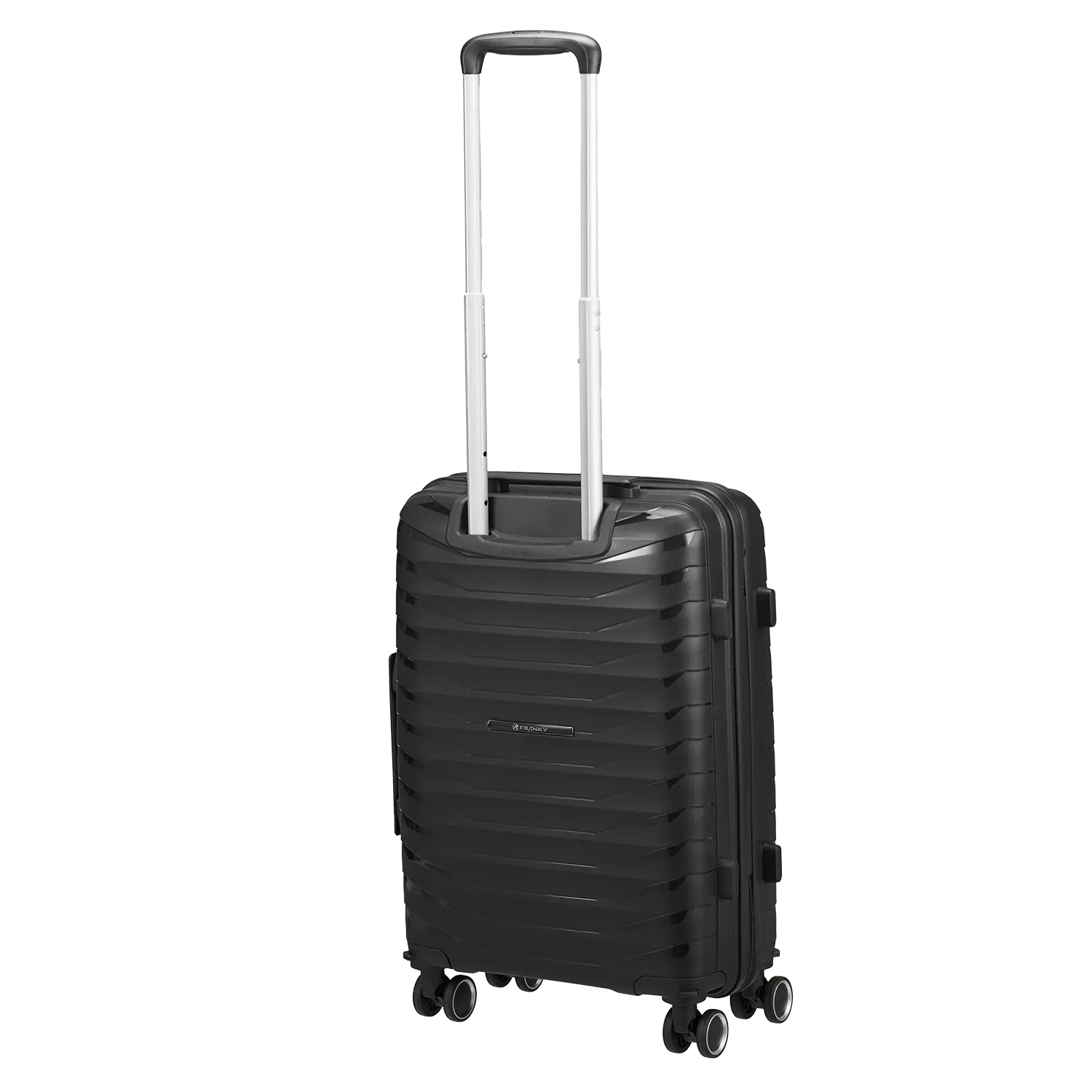 Franky PP15 Trolley Rückseite aus robustem Polypropylen in schwarz