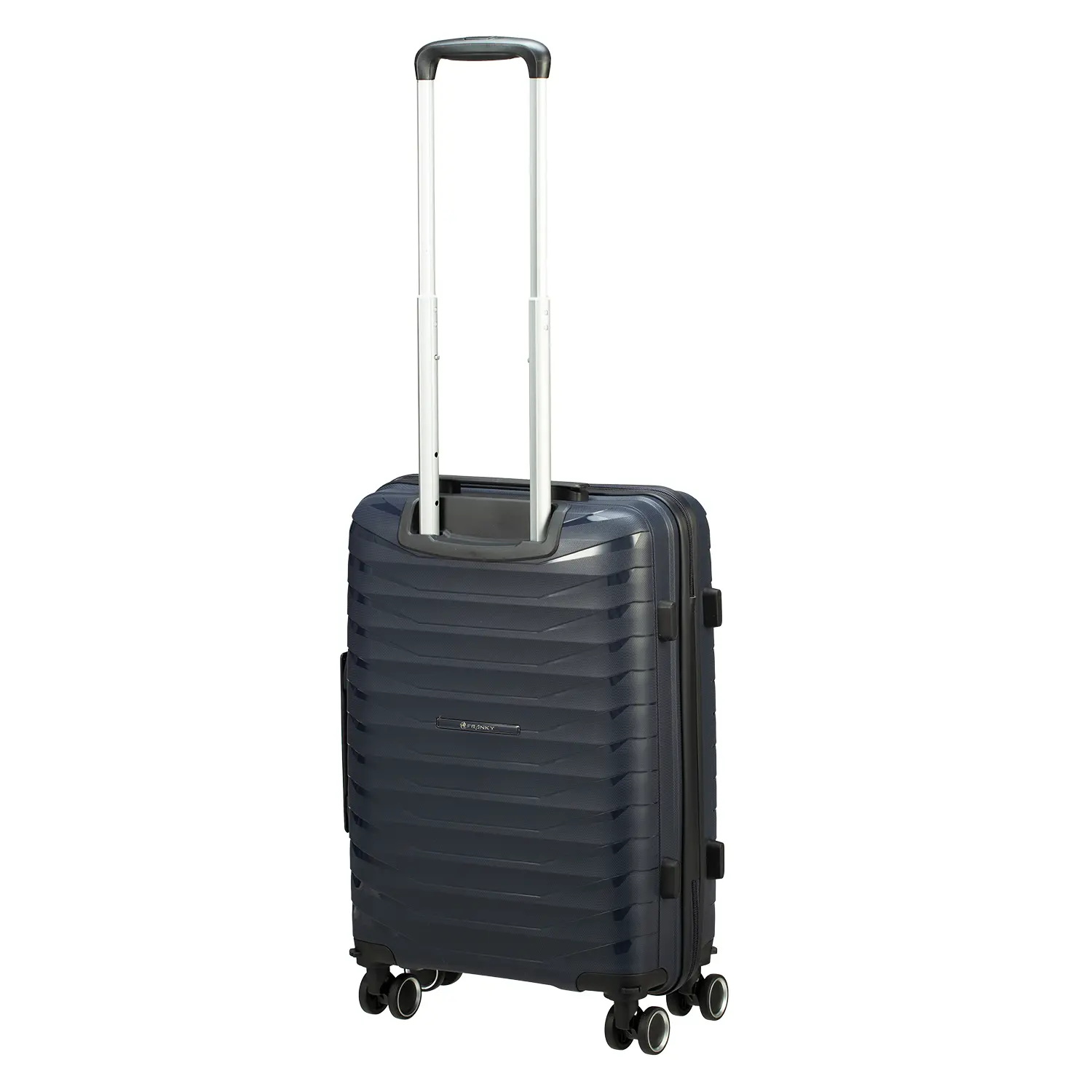 Franky PP15 Trolley S 58 cm - Rückansicht des Handgepäck-Koffers Dark Blue