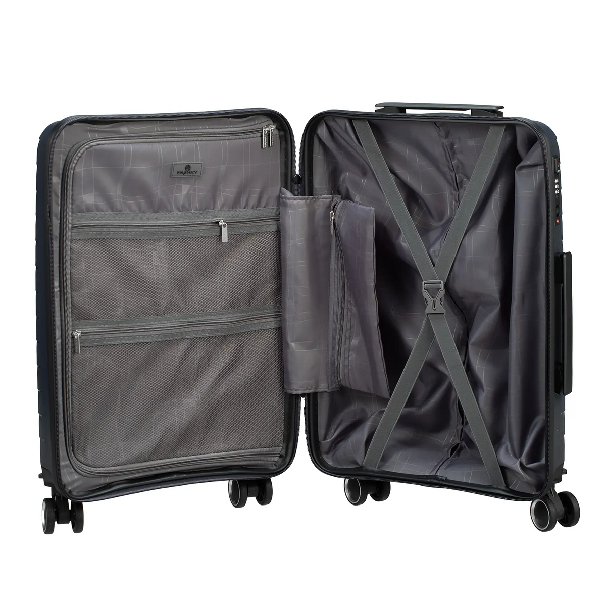 Franky PP15 Trolley S - Innenausstattung mit effizienten Packfächern und Organisationssystem