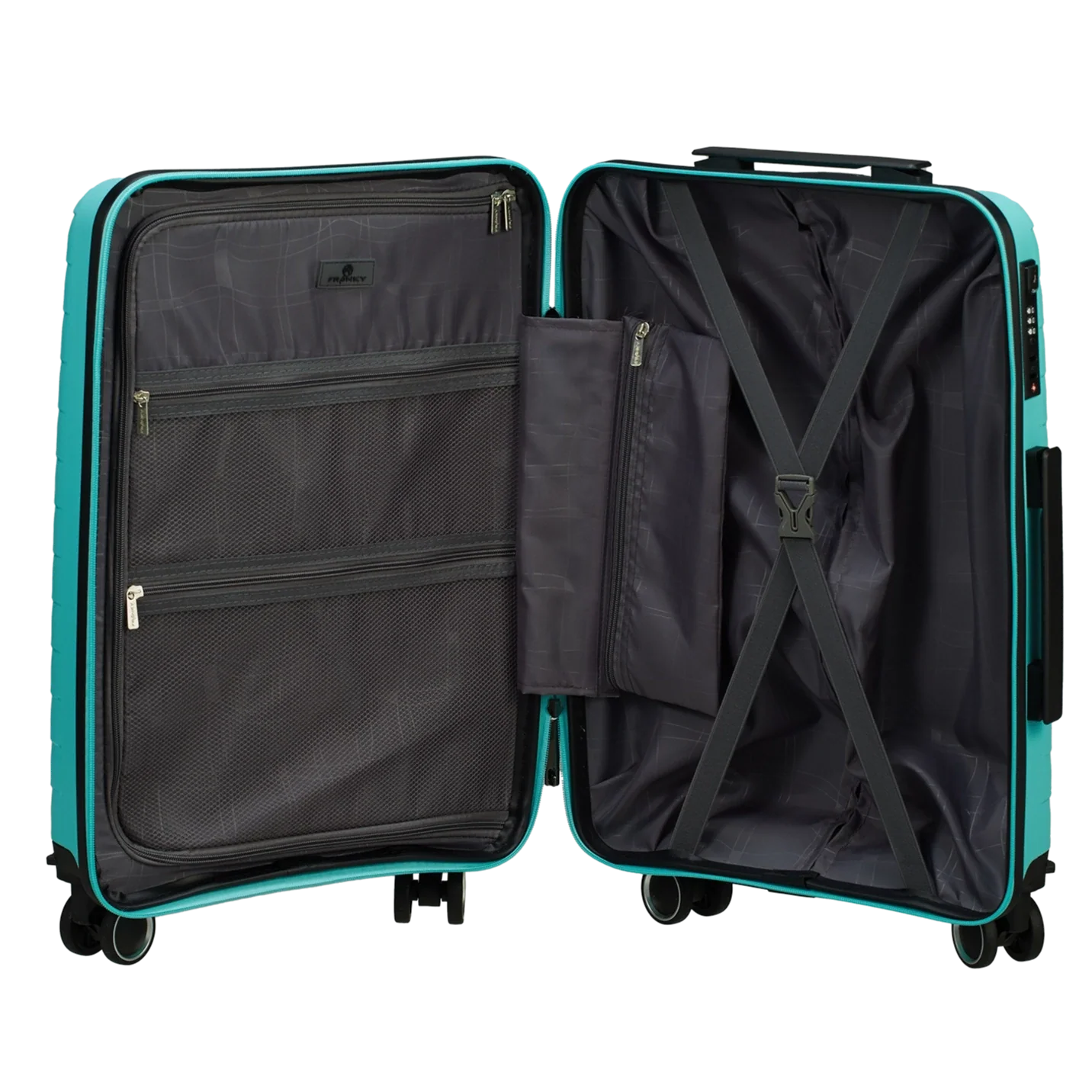 Franky PP15 Trolley S - Innenausstattung mit Packfächern und Organisationssystem für Handgepäck