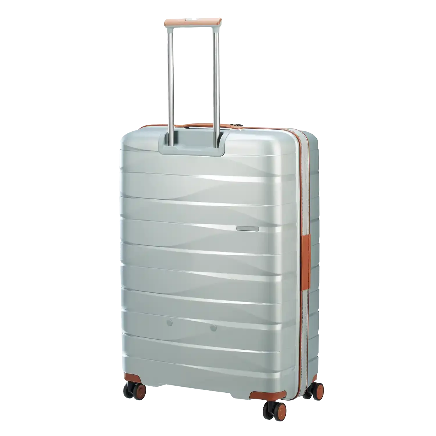 Rückansicht koffer-direkt.de PP21 4-Rollen Trolley 77 cm – robuster XXL-Koffer mit Doppelrollen