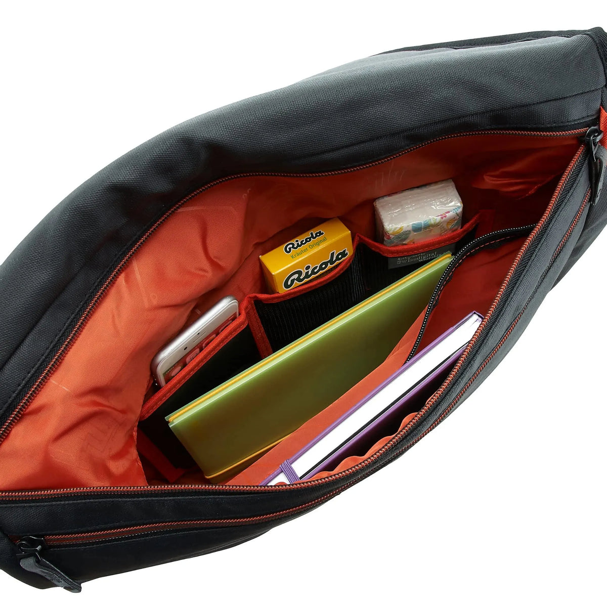 Swissdigital Signature Collection Messenger Bag 45 cm - schwarz