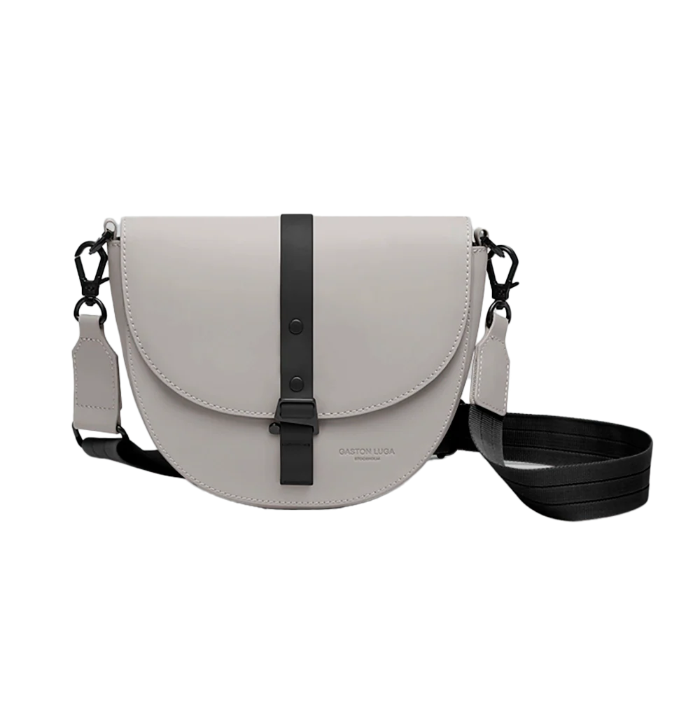 Gaston Luga Spläsh Moon Crossbody Bag 21 cm in Latte – elegante Umhängetasche