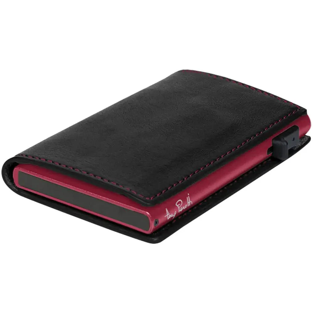 Tony Perotti Furbo Basic Kreditkartenetui 10 cm - Fuchsia-Schwarz