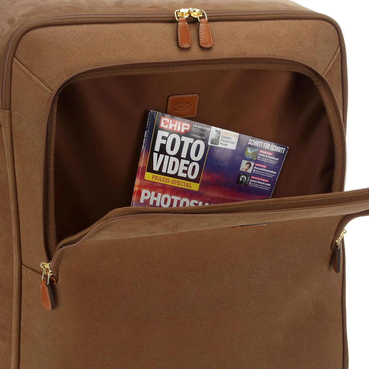 Brics Life 4-Rollen-Trolley 77 cm - camel