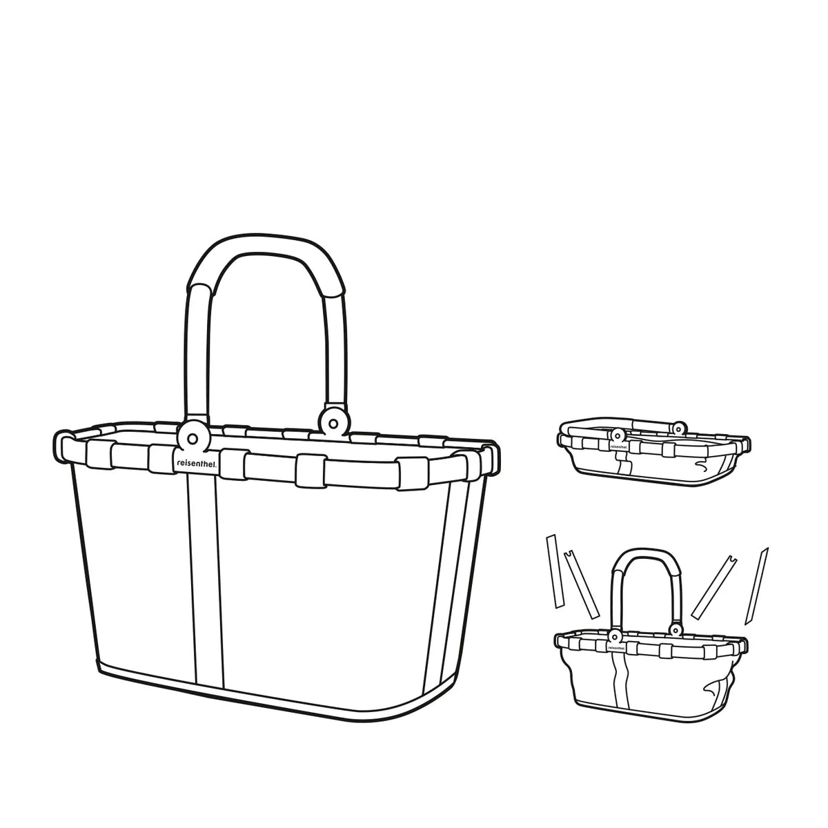Reisenthel Shopping Carrybag XS Kinder-Einkaufskorb 33 cm - Frame Leo Macchiato