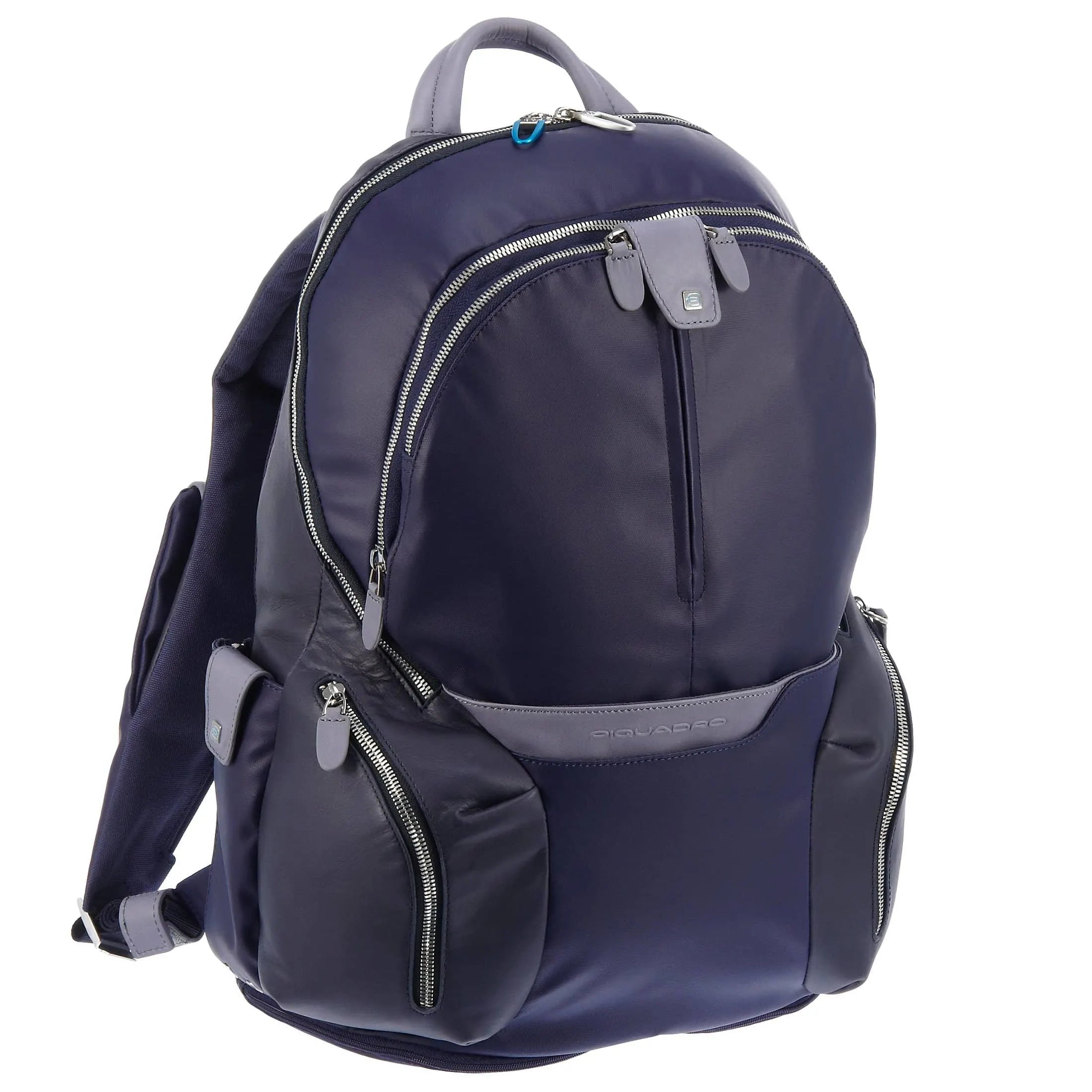 Piquadro Coleos Laptoprucksack 42 cm - dunkelblau/ hellblau