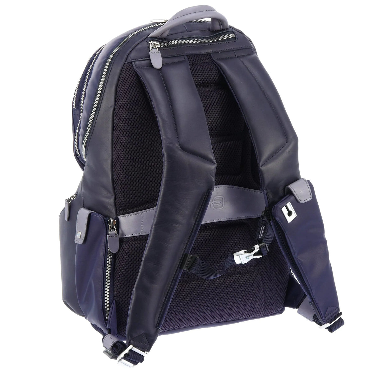 Piquadro Coleos Laptoprucksack 42 cm - dunkelblau/ hellblau