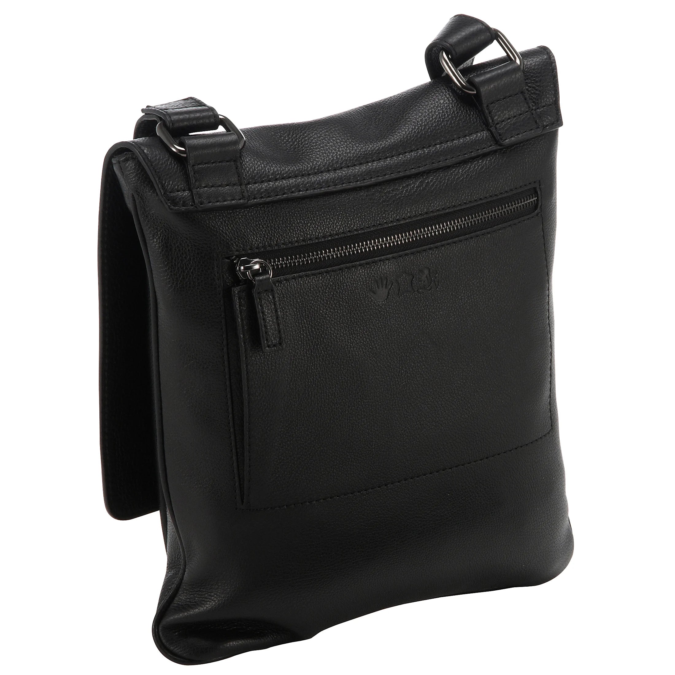 Otto Kern Romance Umhängetasche aus Leder 32 cm - black
