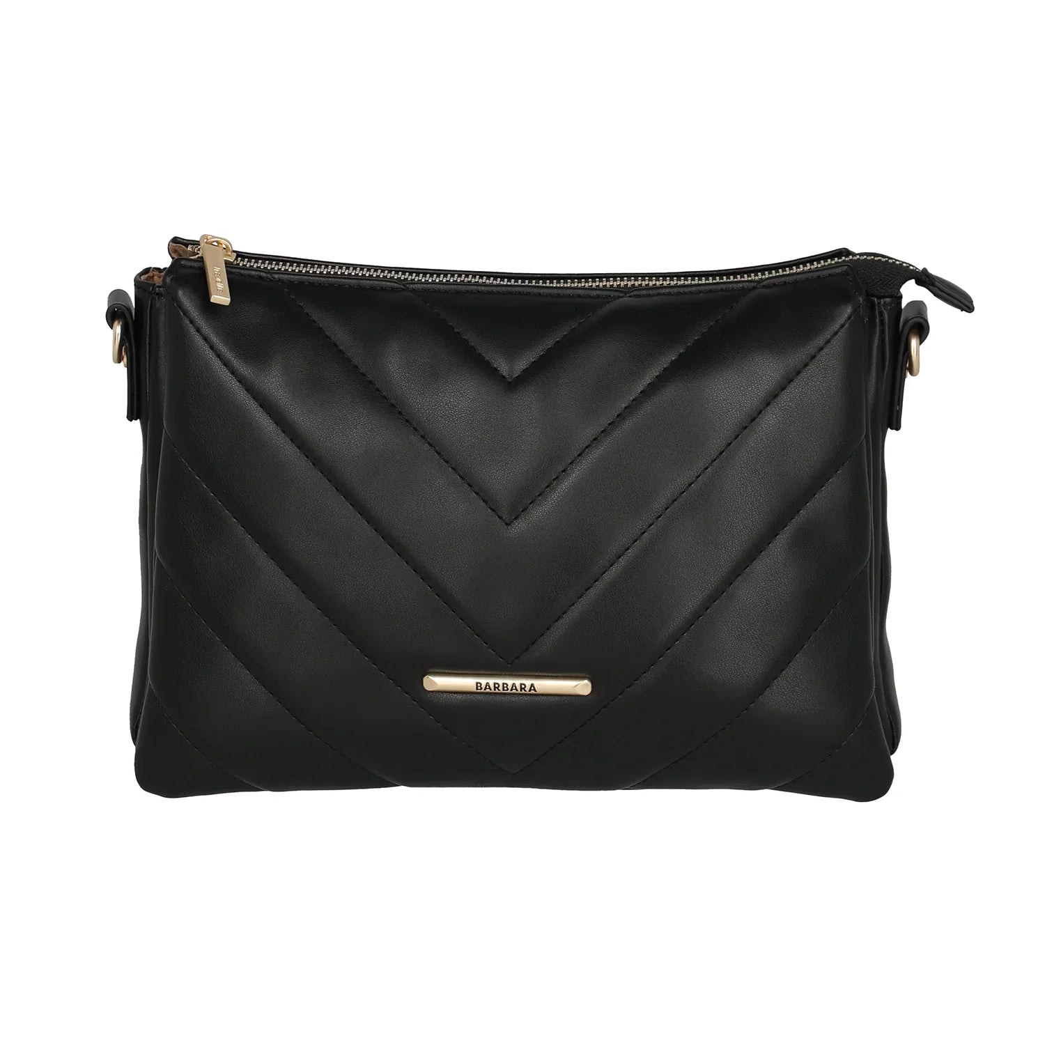 BARBARA & travelite Cozy Crossbody Bag Trio 27 cm - Schwarz