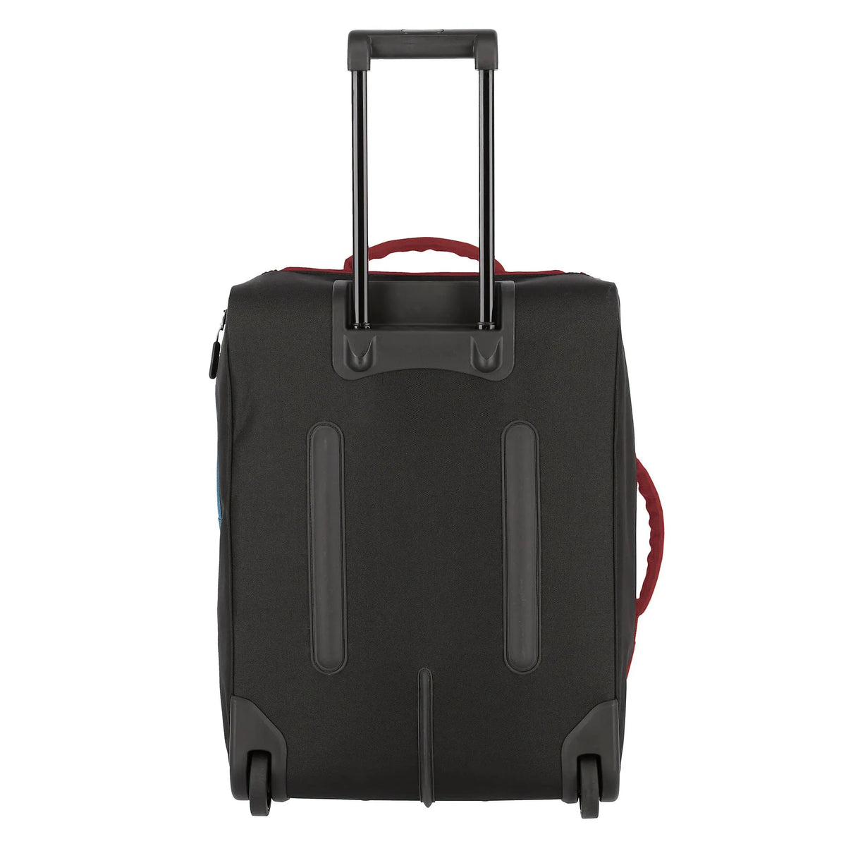 Rückansicht: Travelite Kick Off Trolley S 55 cm,  rot - Nylon 2 Rollen, 40x55x20 cm, 2,4 kg