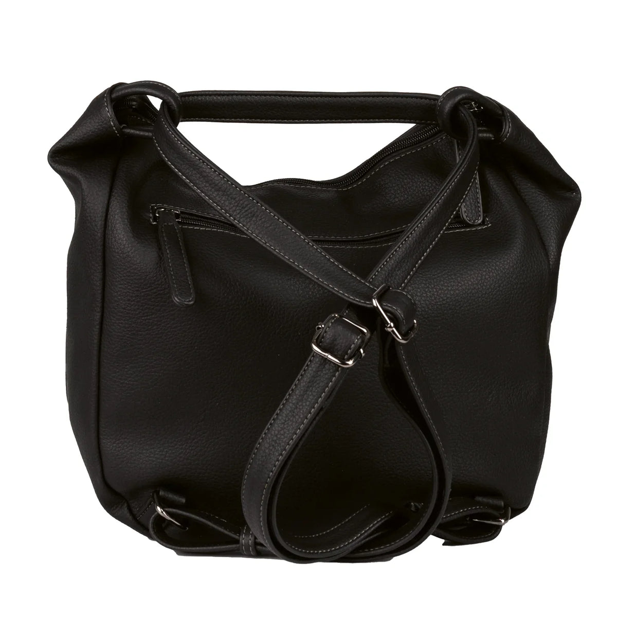 Tom Tailor Belina Hobo Bag / Backpack 38 cm - Black