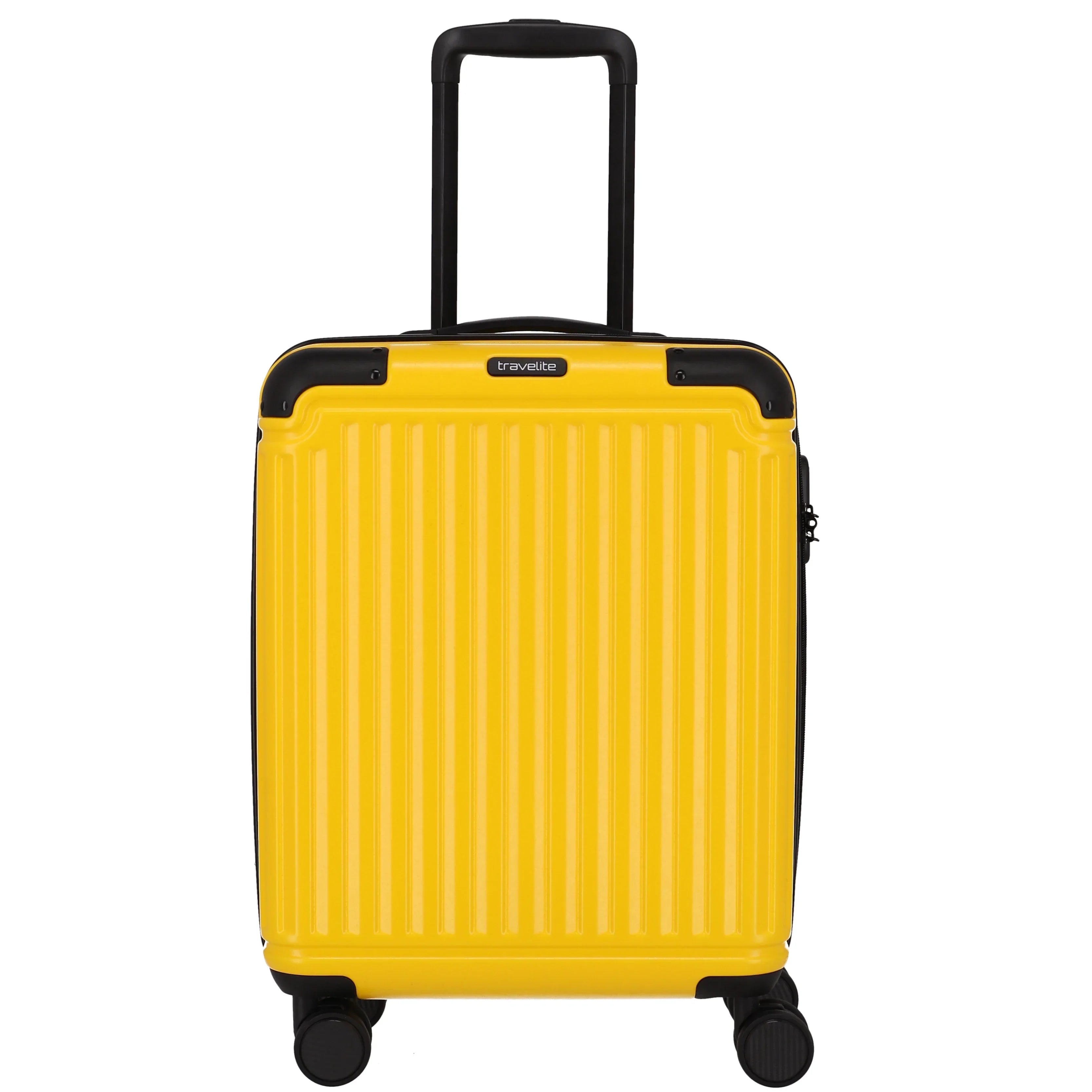 Travelite Cruise 4-Rollen Trolley 55 cm - Gelbe Orchidee
