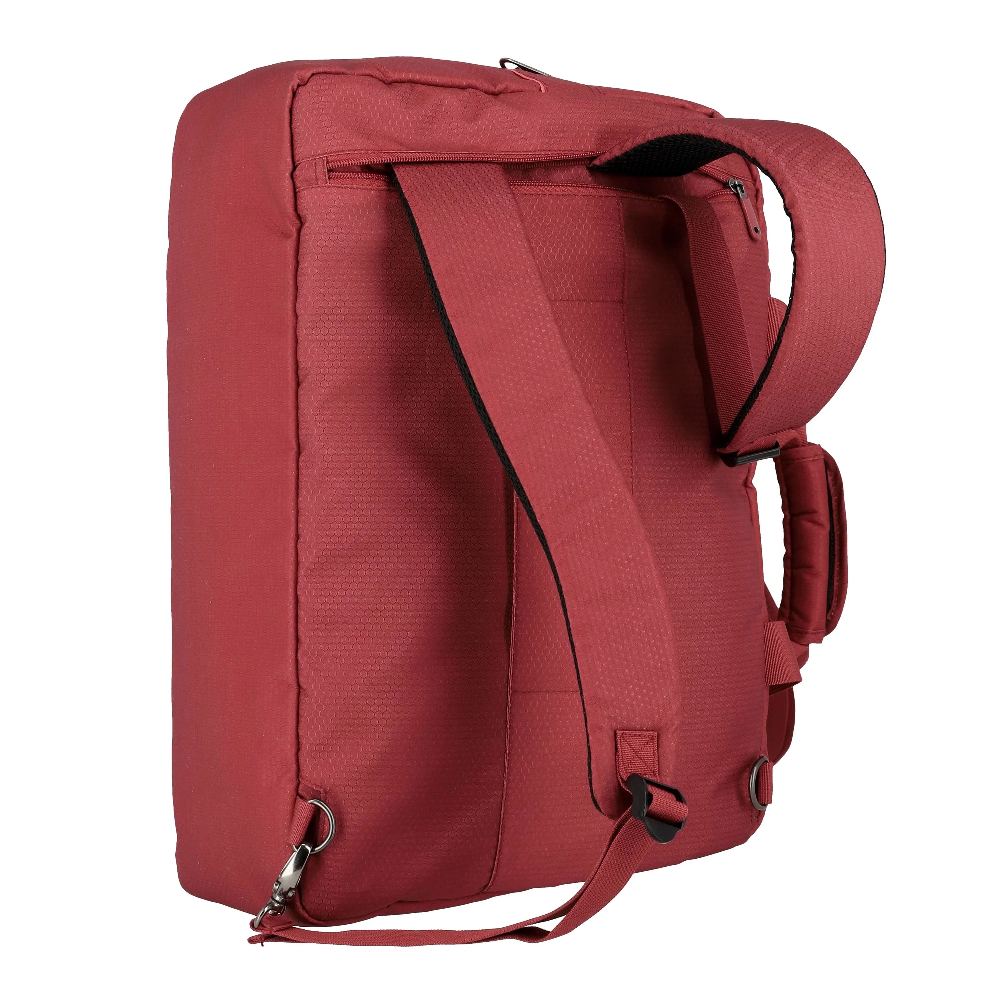 Travelite Skaii Weekender 49 cm - peach - Rucksackfunktion - von hinten