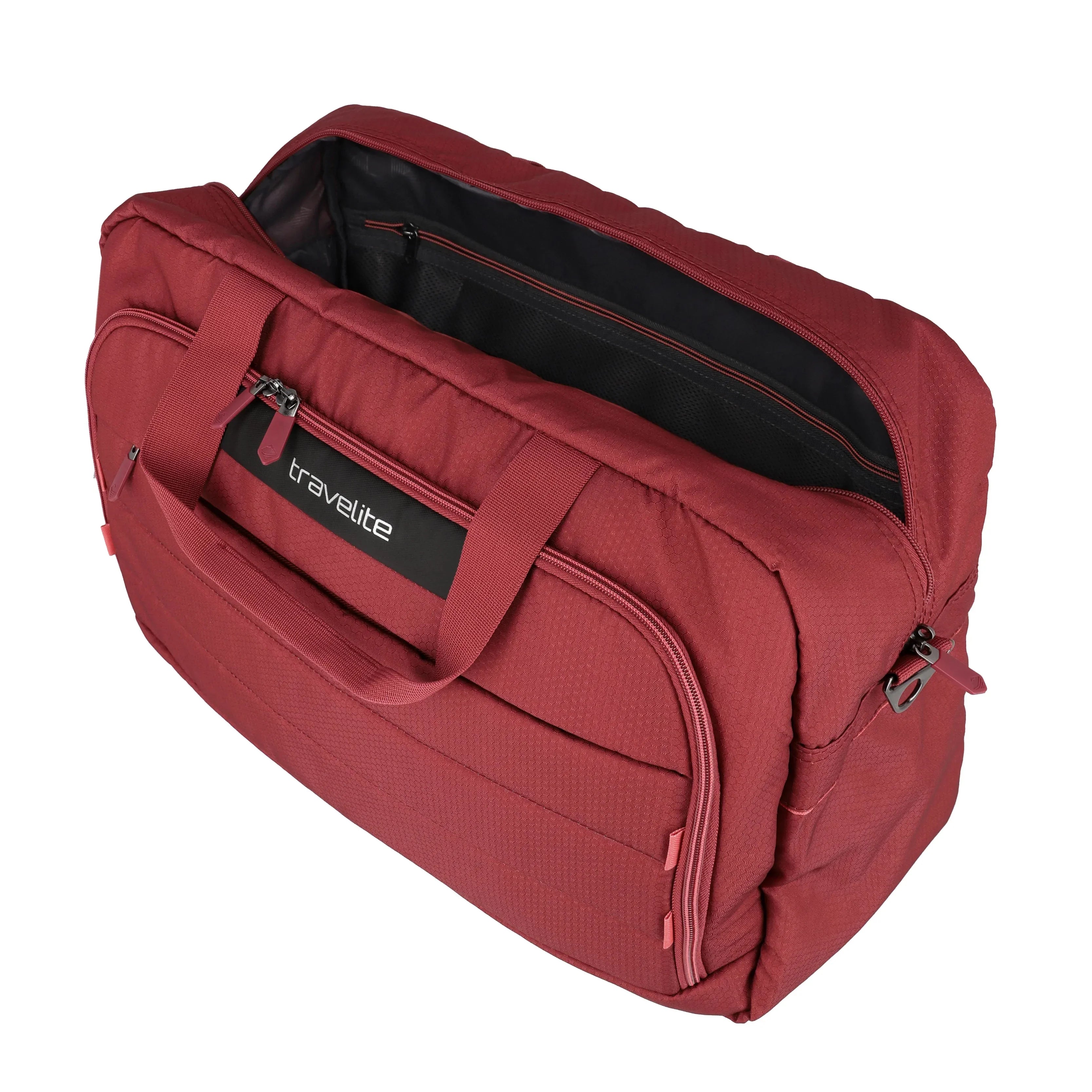 Travelite Skaii Weekender 49 cm - peach - geöffnet, Innenansicht RV Fach