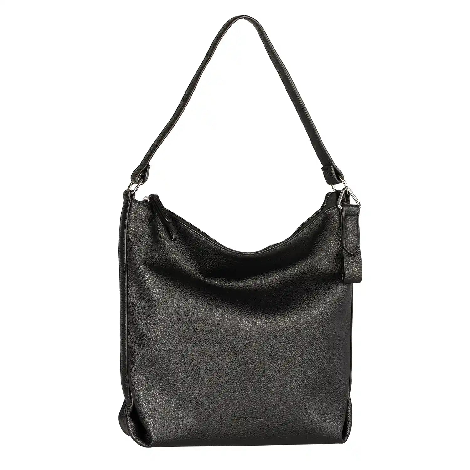 Trendige Tom Tailor Olive Hobo Bag M 33 cm - Black in der Frontansicht