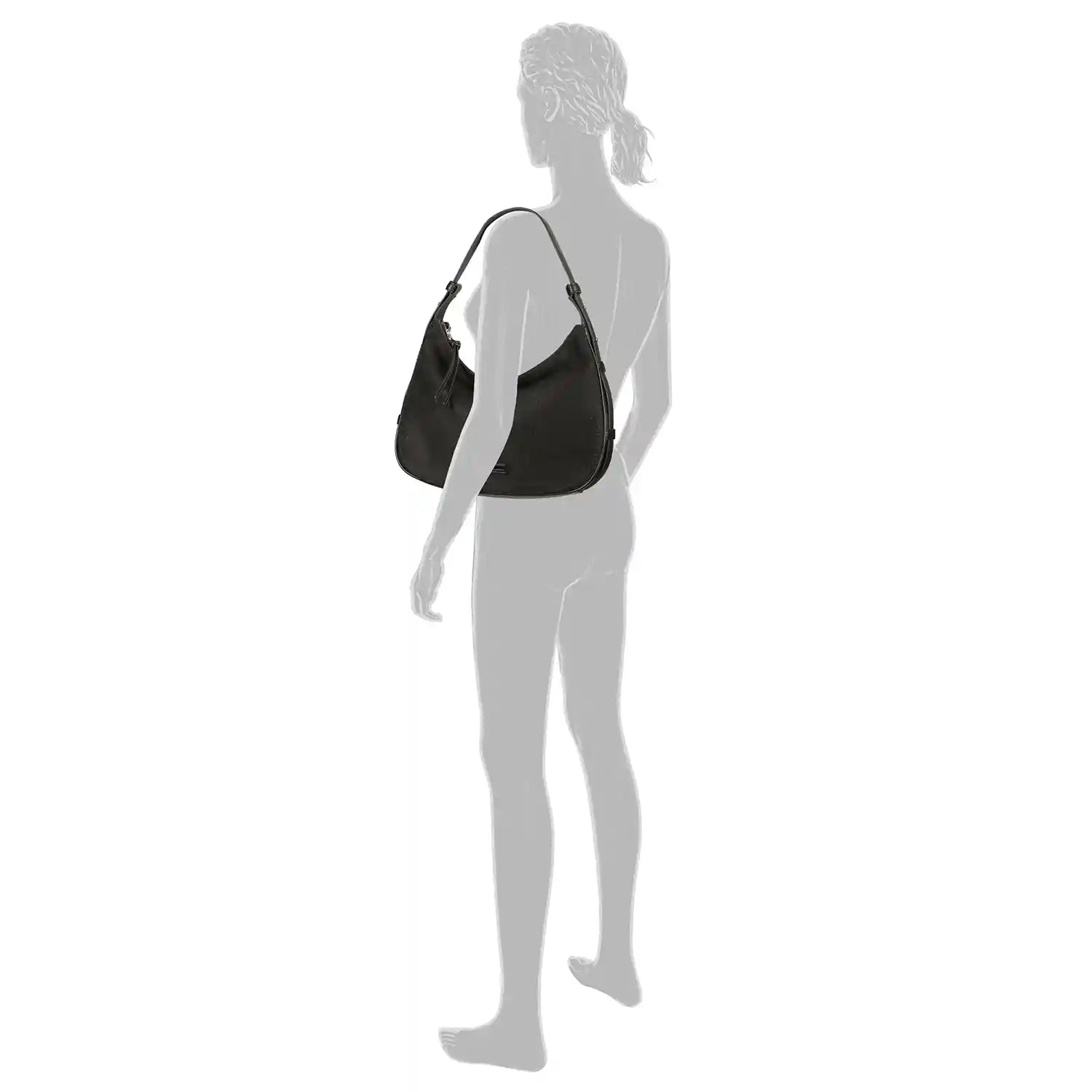 Tom Tailor Lysa Hobo Bag M getragen über der Schulter