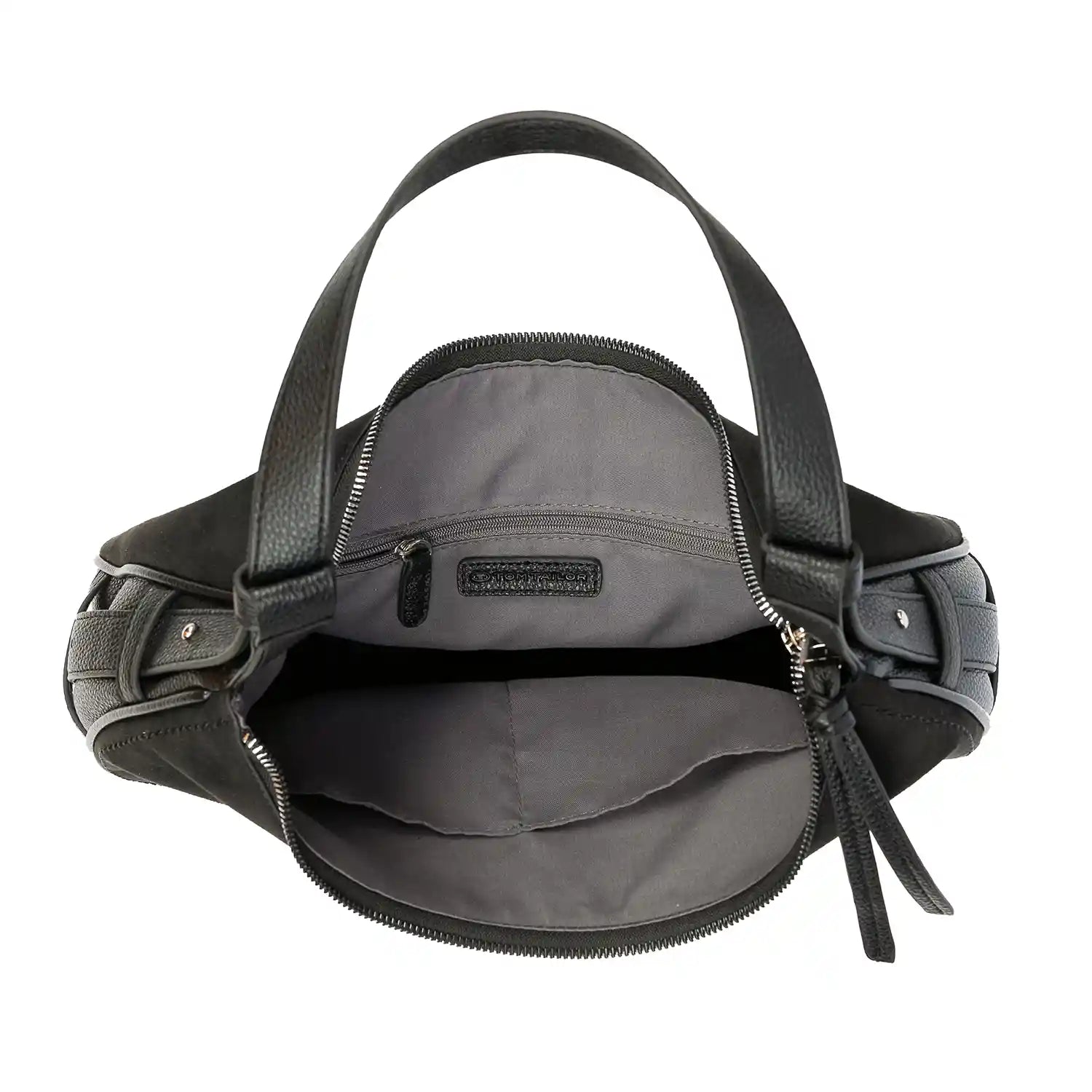Innenansicht Tom Tailor Lysa Hobo Bag M mit 2 Steck- und einem Reißverschlussfach