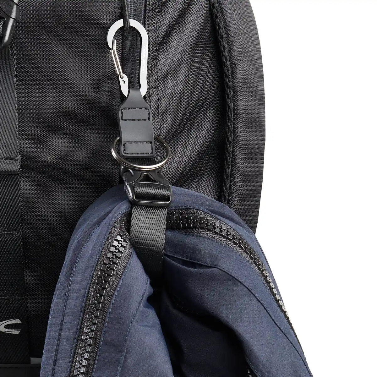Camel Active Connect Backpack S 39 cm Schwarz – Detailbild vom Huckepacksystem