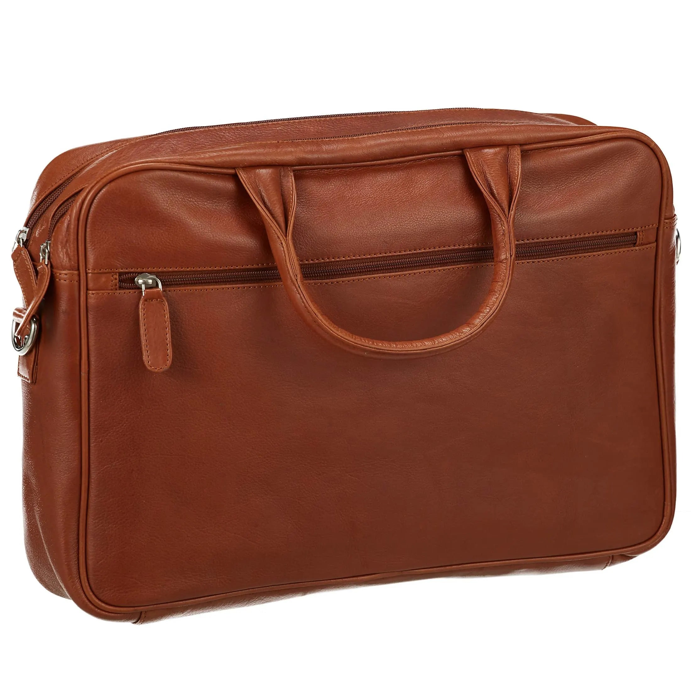 Dermata Business Aktenmappe mit Laptopfach 41 cm - Schwarz