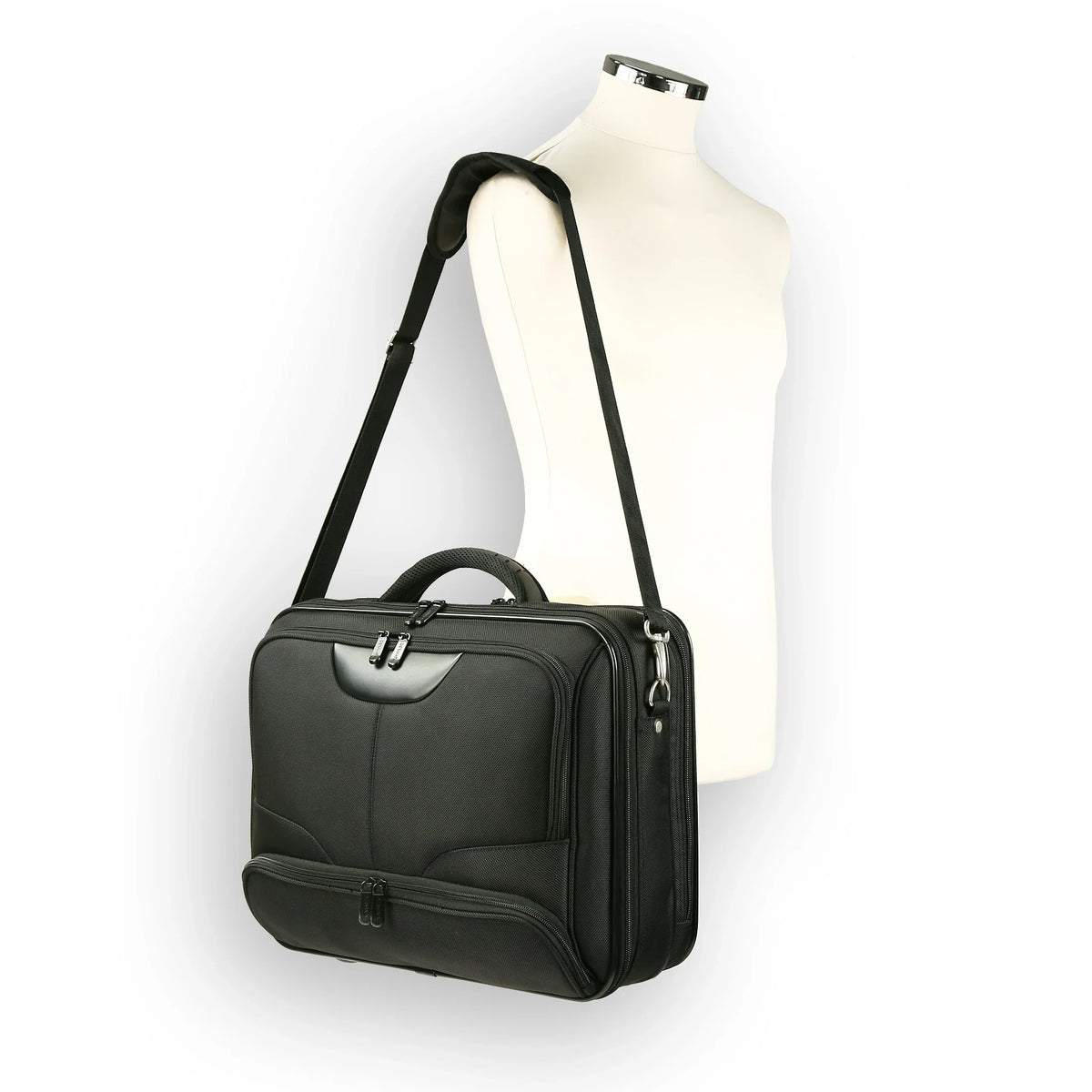 Dermata Business Aktentasche mit Laptopfach 44 cm - schwarz