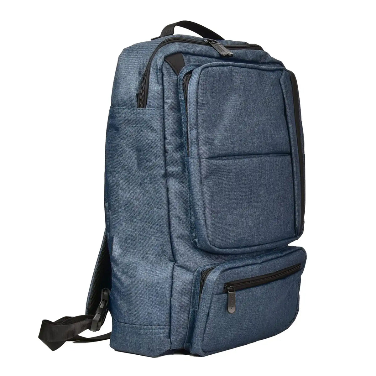 Dermata Businesstasche / Rucksack Canvas 46 cm - Schwarz