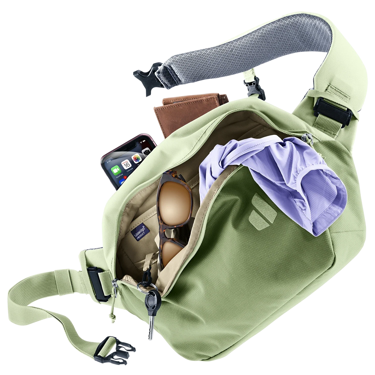 Deuter Lifestyle Stroof 5 Umhängetasche 38 cm - Grove-Mineral