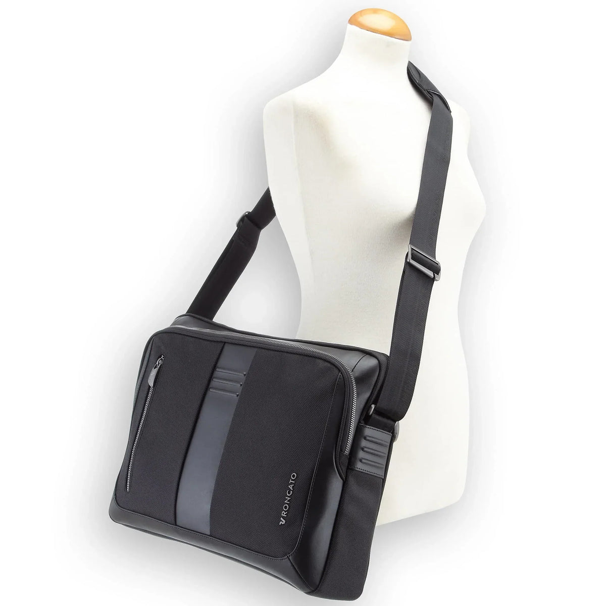 Roncato Heritage Messenger Bag 40 cm - nero