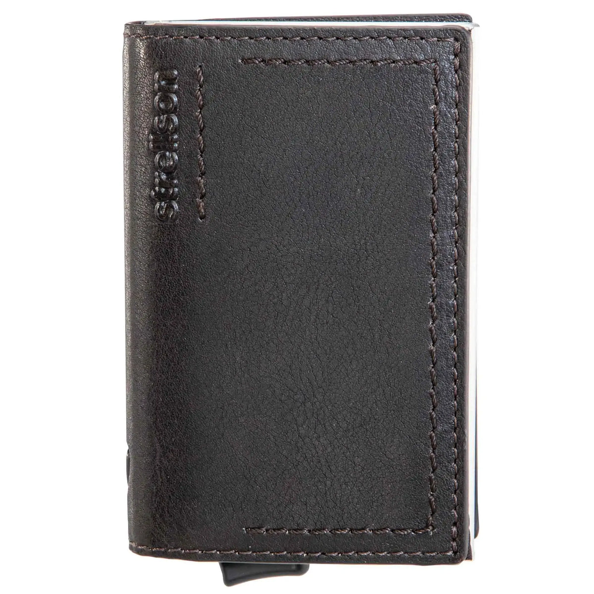 Strellson Norton C-One E-Cage SV8 Geldbörse 10 cm - Dark Brown