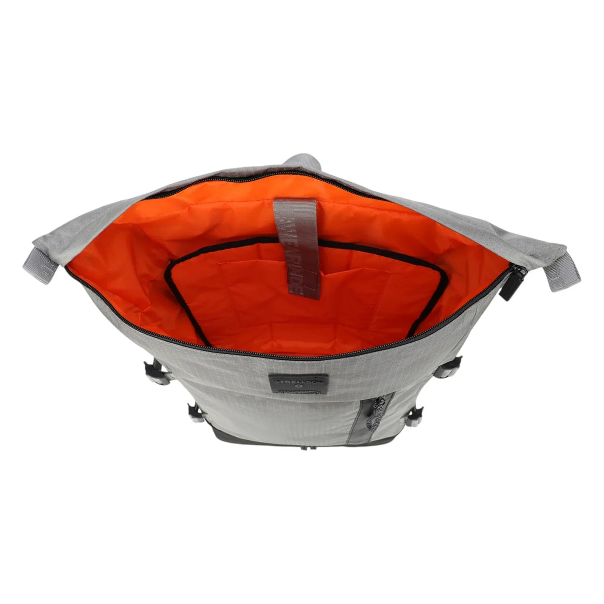 Innenaischt Strellson Northwood RS Sebastian Backpack LVZ mit orangefarbenem Kontrastfutter und Laptopach
