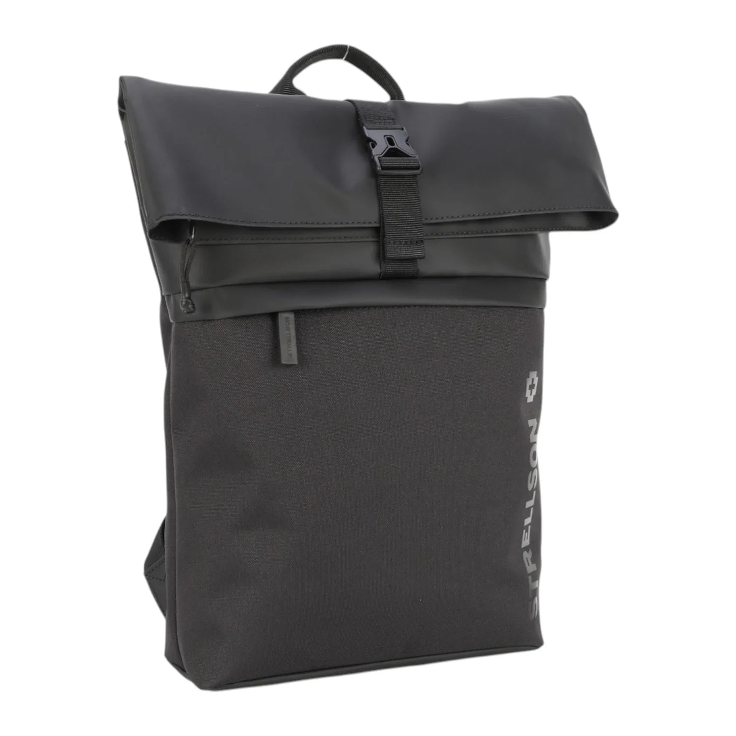 Strellson Alperton Eddie Rucksack 38 cm in Black - Backpack mit Überschlag und Reißverschluss