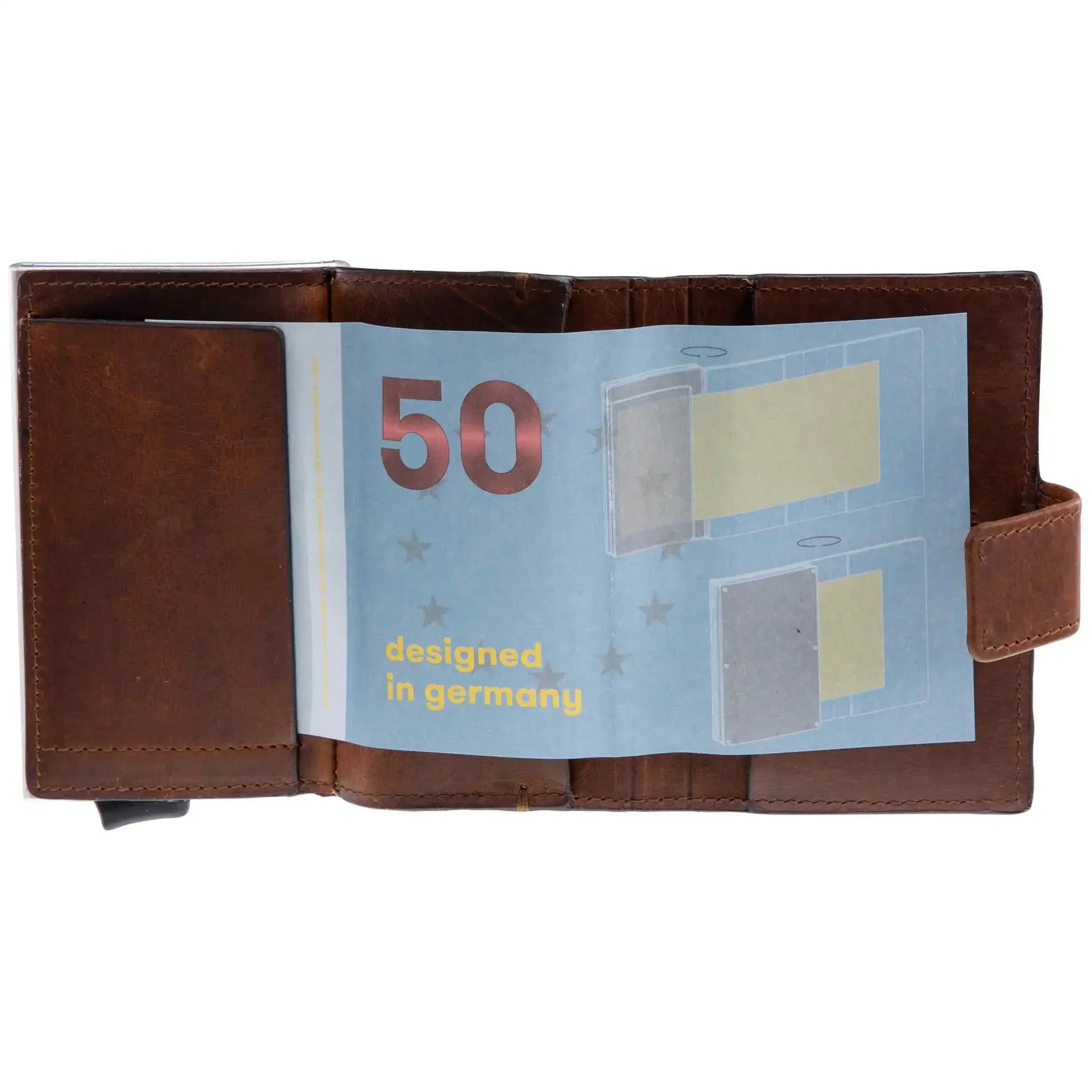 Maitre Birkenfeld C-Two E-Cage SV8 Geldbörse 10 cm - Blue