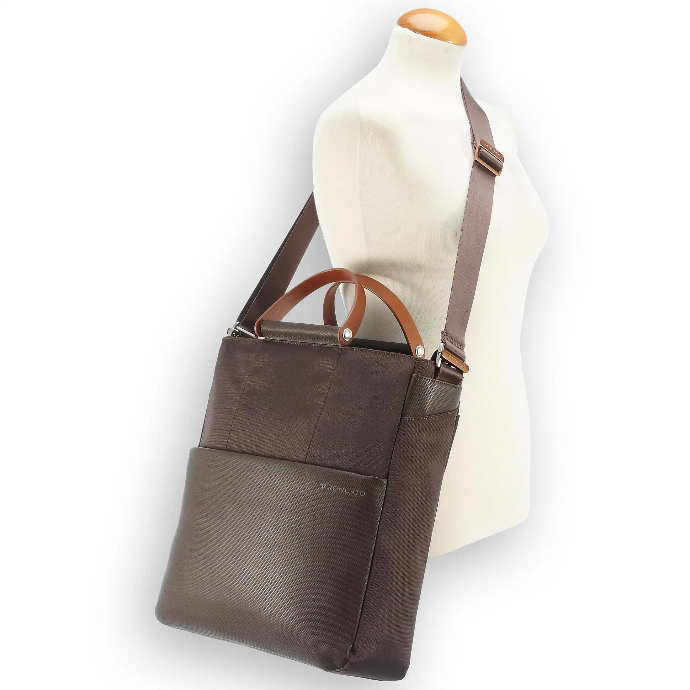 Roncato Wireless Shopper Umhängetasche 35 cm - antracite