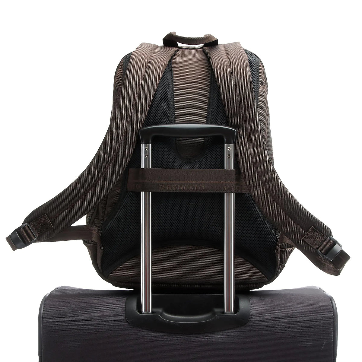 Roncato Wall Street Laptop Rucksack 43 cm - brown