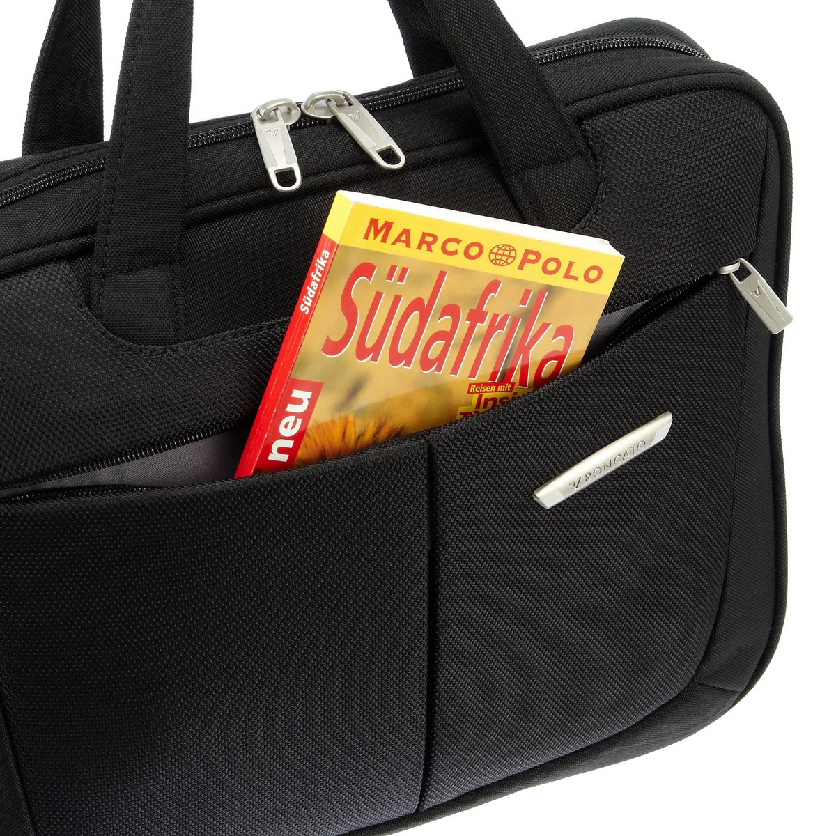 Roncato Smart Business Aktenmappe mit Laptopfach 35 cm - nero