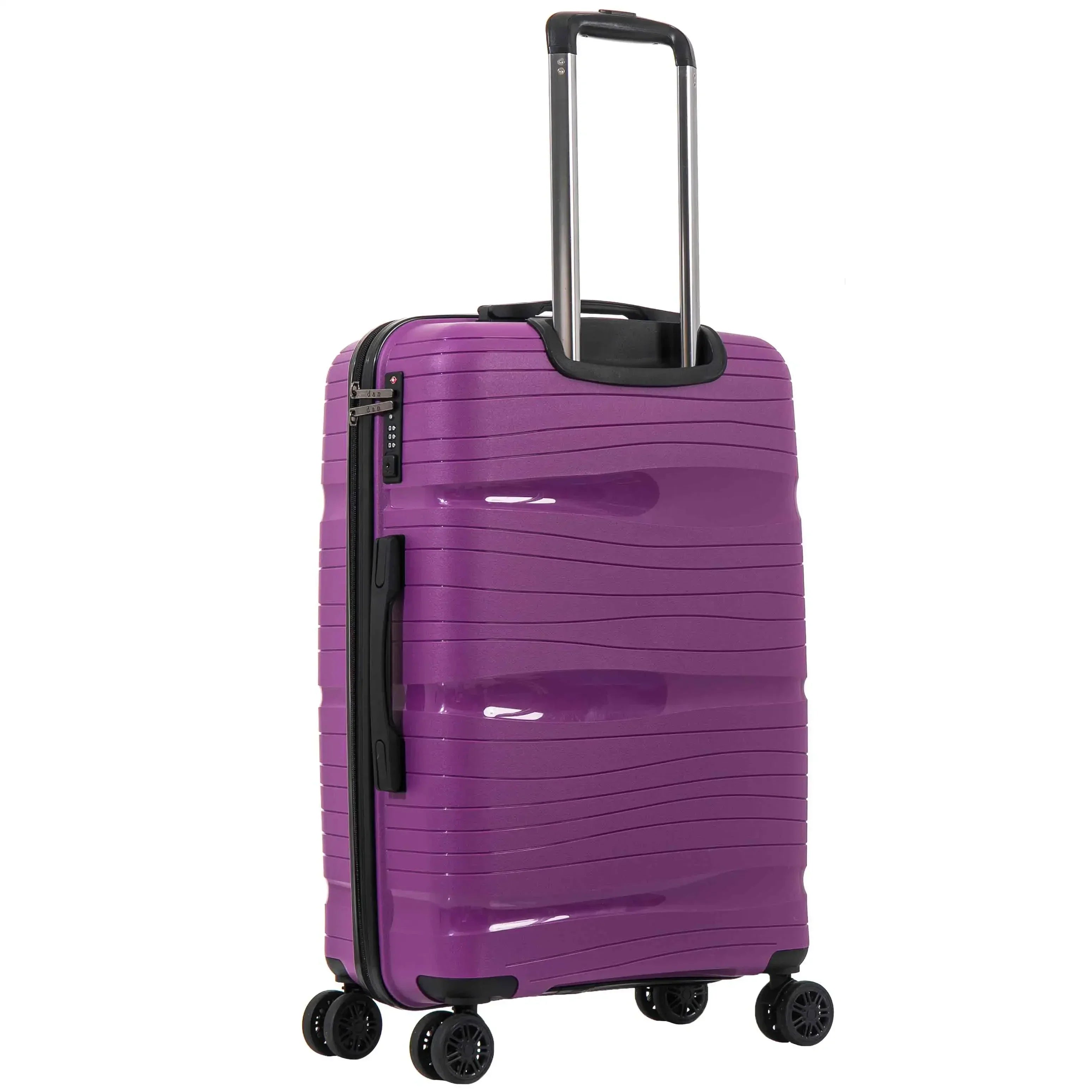 d&n Travel Line 4300 4-Rollen Kabinentrolley 55 cm - petrol