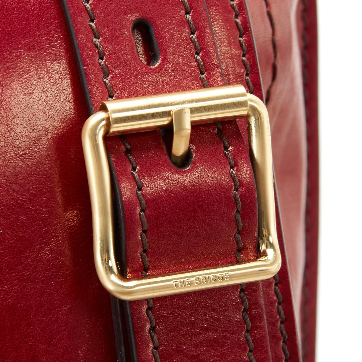 The Bridge Calimala Handtasche 35 cm - rosso ribes