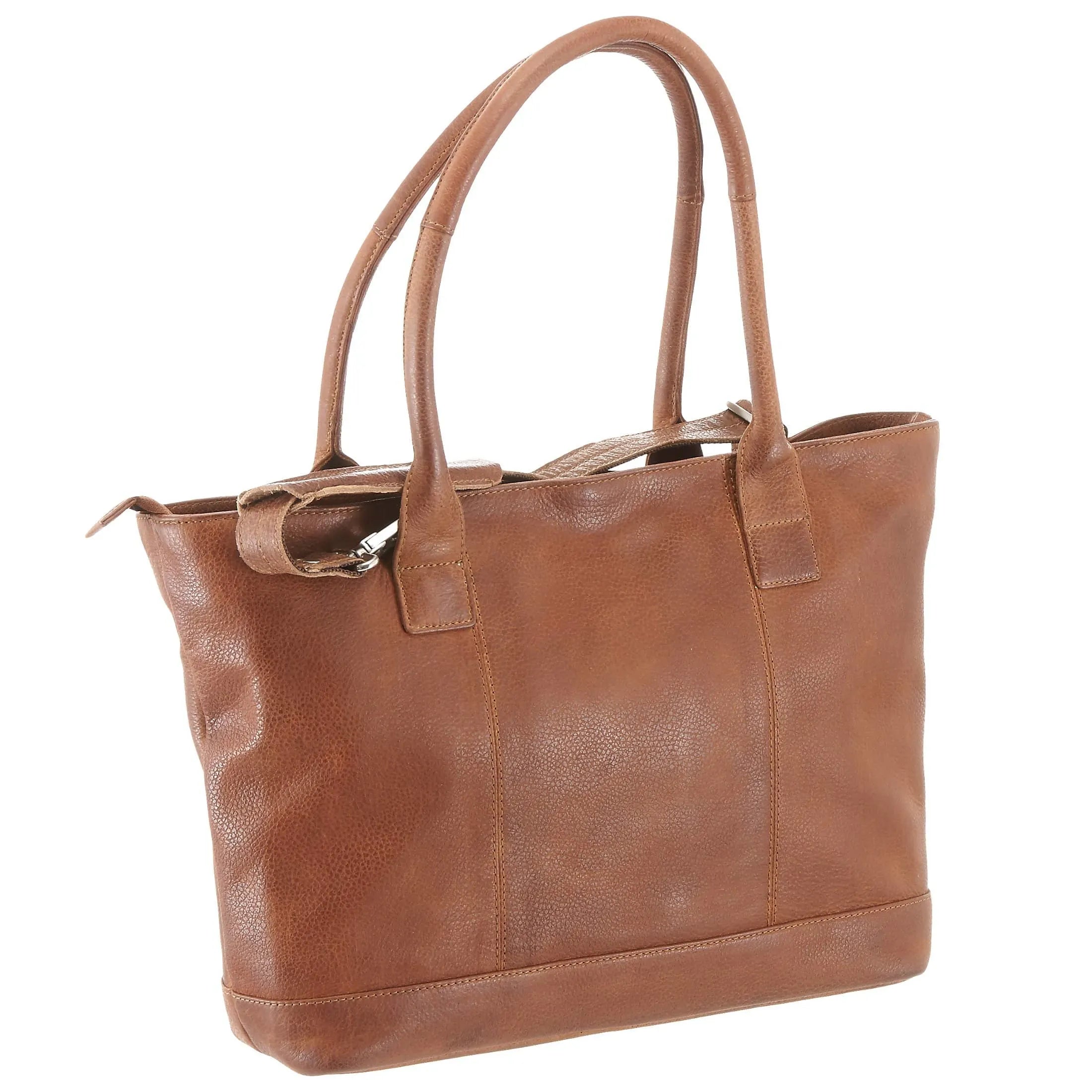 Plevier 470 Serie Aktentasche mit Laptopfach 41 cm - cognac