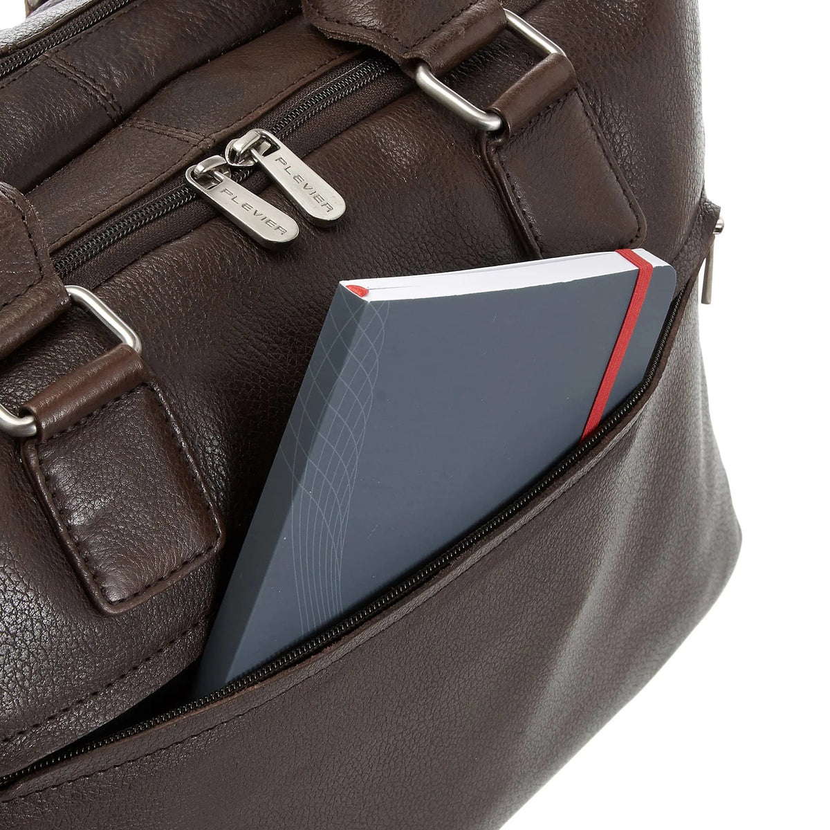 Plevier 470 Serie Aktentasche mit Laptopfach 41 cm - cognac