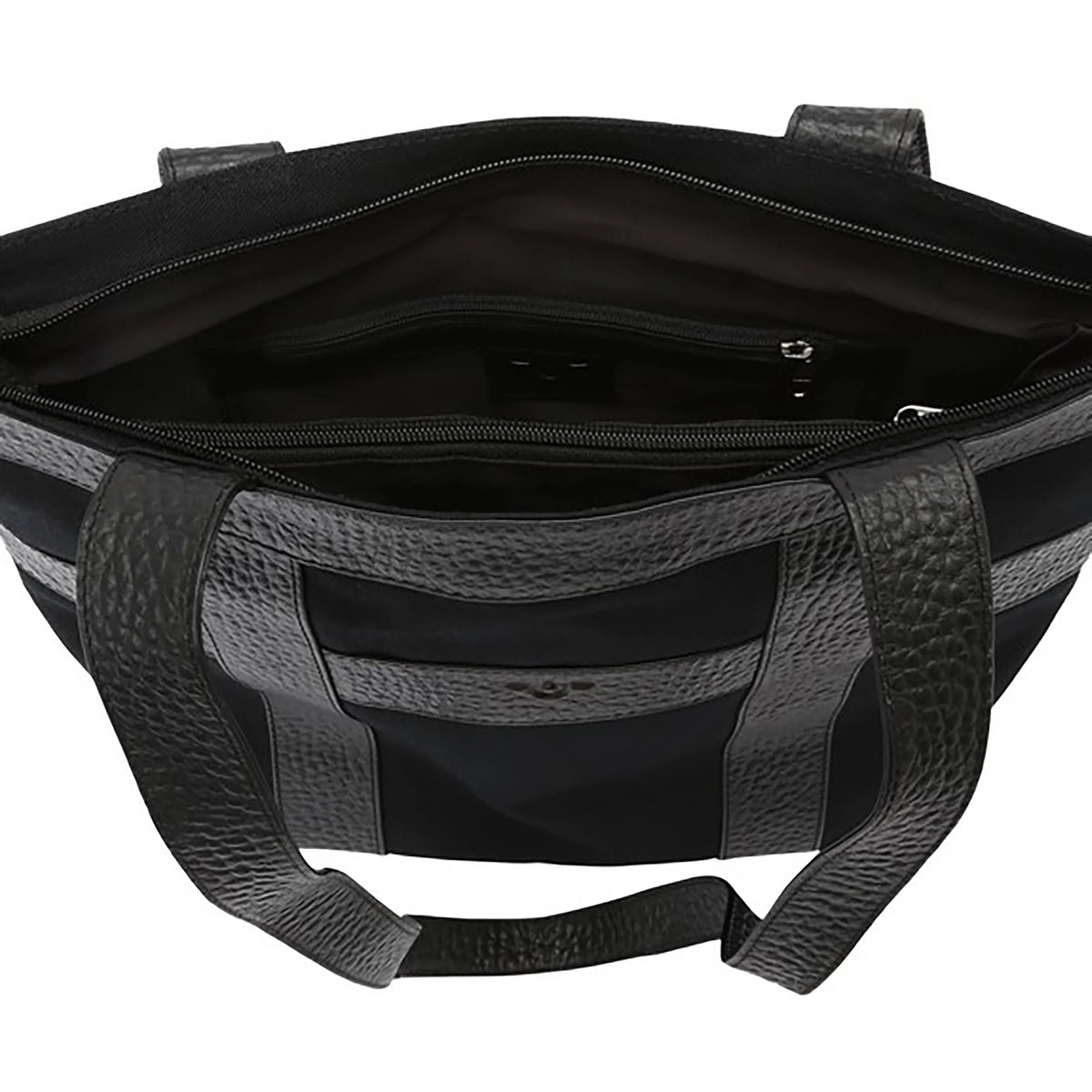 VOi-Design Sportivo Elina Schultertasche 30 cm - Schwarz/Platin