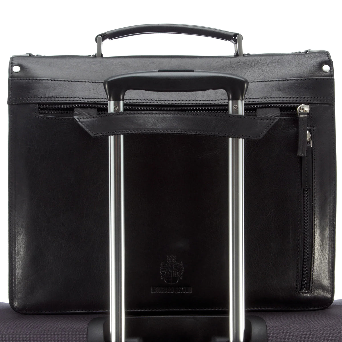 Leonhard Heyden Cambridge Aktenmappe mit Laptopfach 38 cm - schwarz