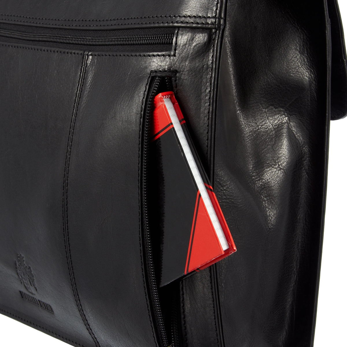 Leonhard Heyden Cambridge Aktenmappe mit Laptopfach 38 cm - schwarz