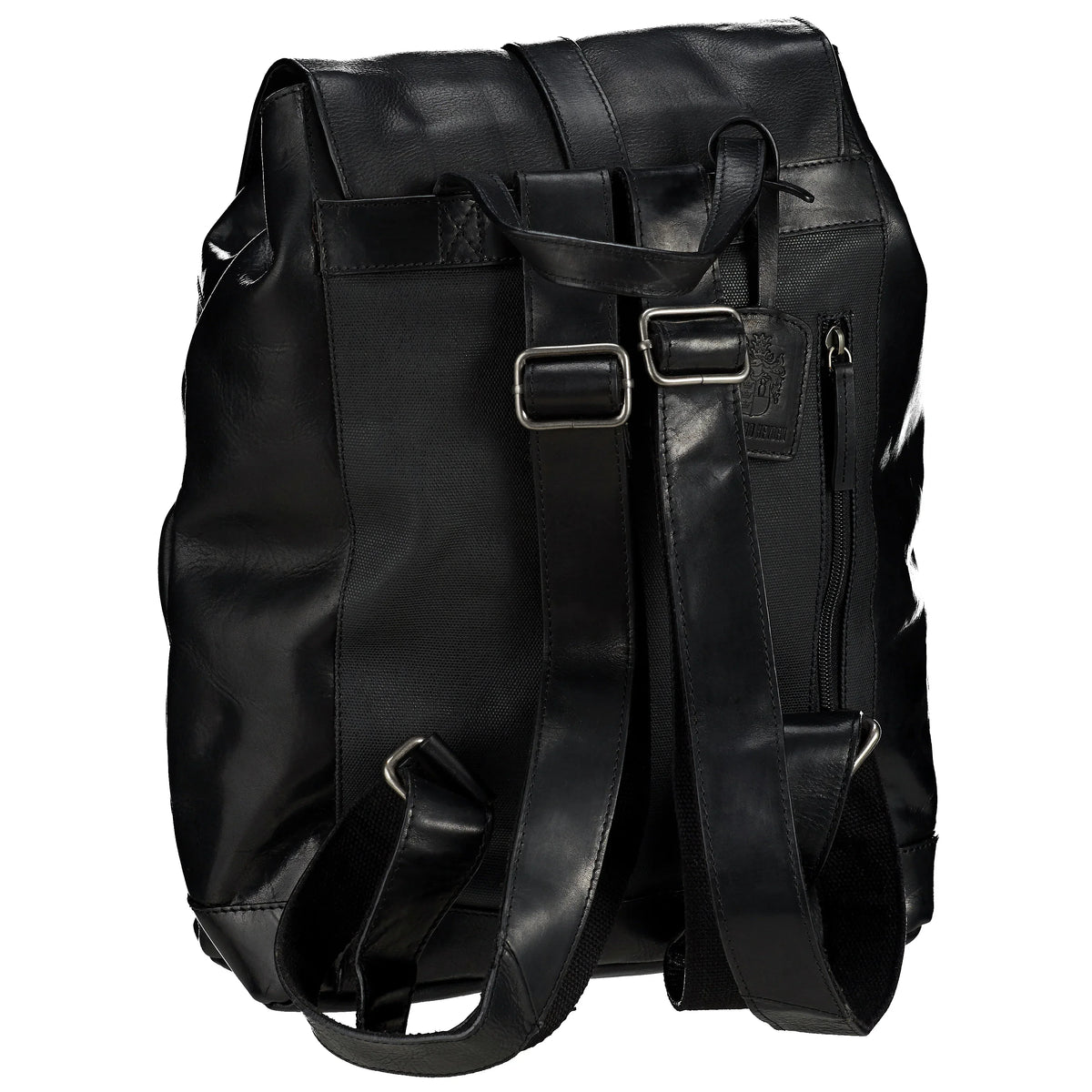 Leonhard Heyden Roma Rucksack mit Laptopfach 41 cm - Schwarz