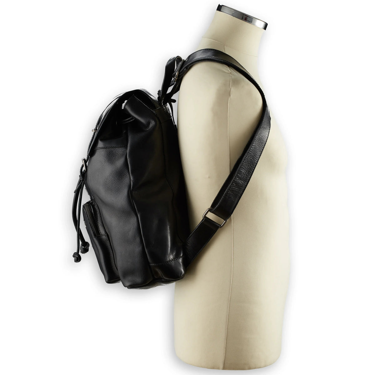 Leonhard Heyden Roma Rucksack mit Laptopfach 41 cm - Schwarz